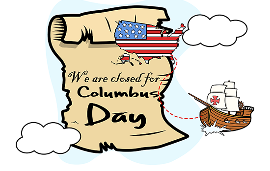 County Government Closed Columbus Day