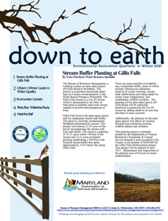 Down To Earth Newsletter Winter 2021