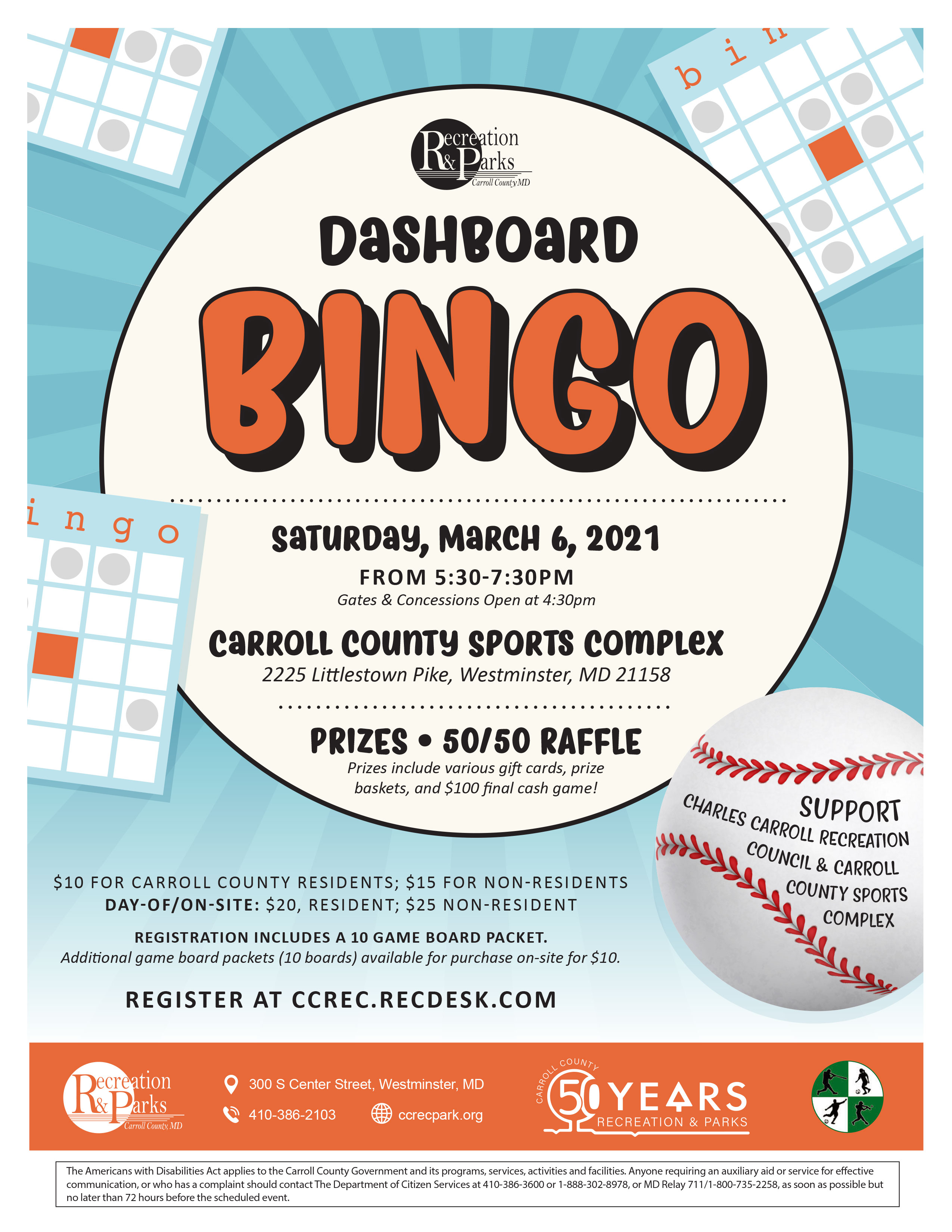 Carroll County Government Dashboard Bingo Carroll County, Maryland