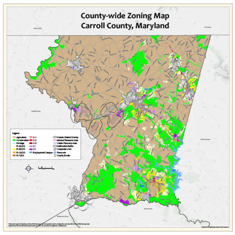 Map Of Carroll County Md Carroll County Government | Comprehensive Rezoning Zoning Maps - By Request Carroll  County, Maryland