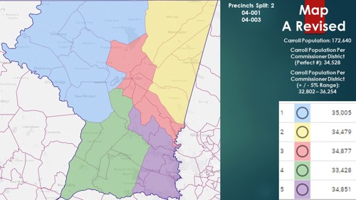Westminster Md Zoning Map Carroll County Government | Committee Proposed Maps Carroll County, Maryland