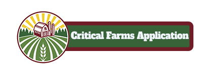 Critical Farms Application Button