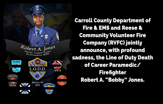 LINE OF DUTY DEATH OF PARAMEDIC/ FIREFIGHTER ROBERT A. JONES