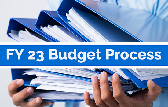 FY2023 Budget Meeting Schedule Announced