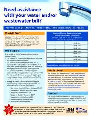 Need assistance with your water and/or wastewater bill?