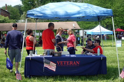Veterans booth