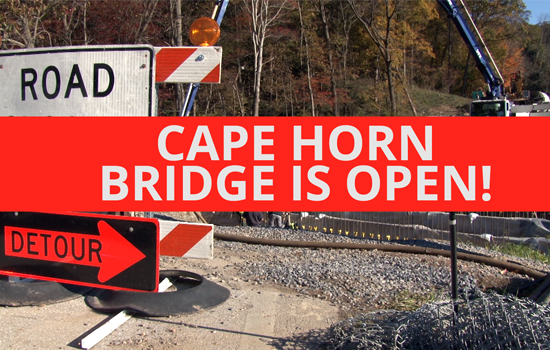 TRAFFIC ALERT – Cape Horn Road