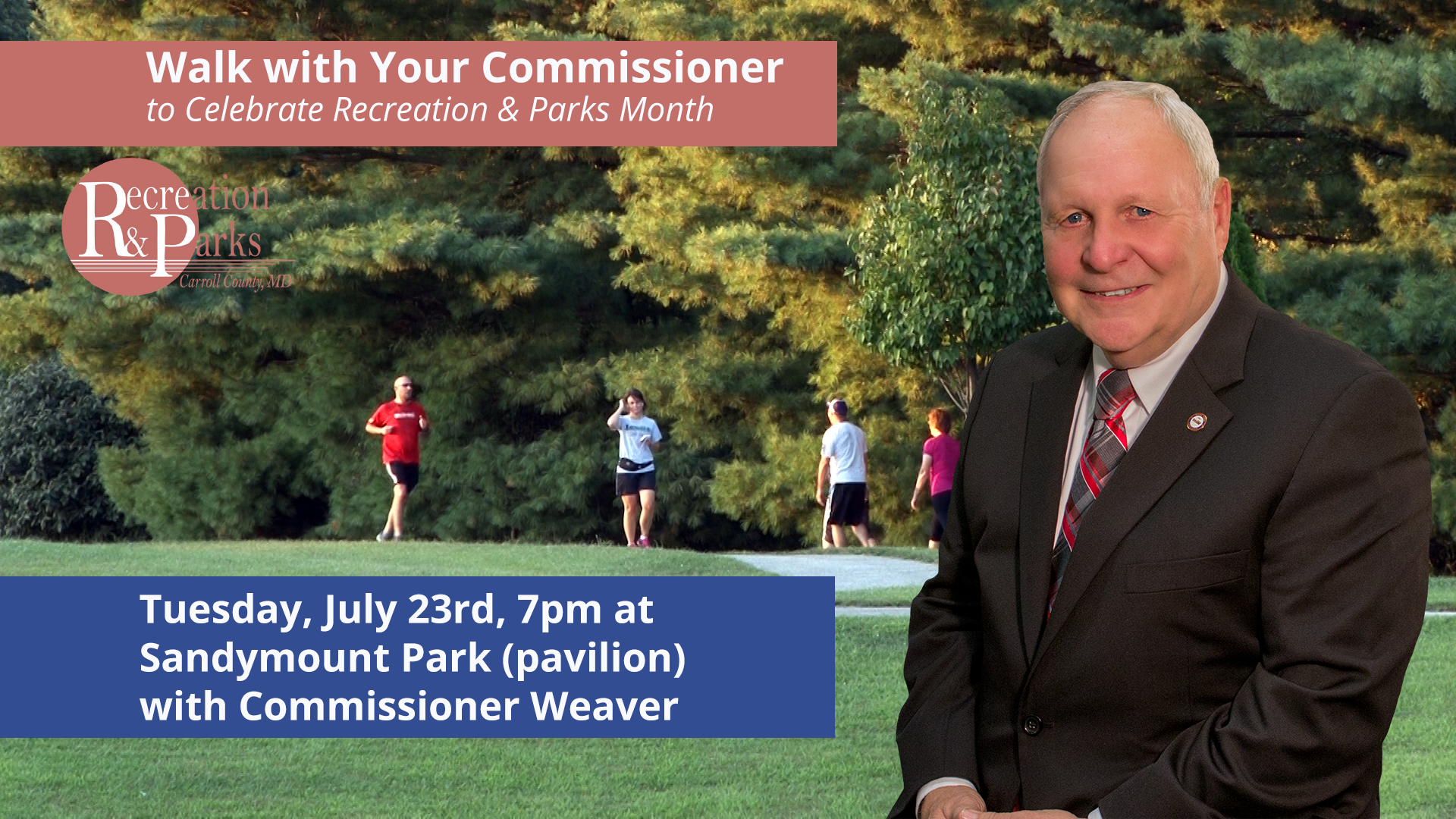 Walk with Commissioner Weaver