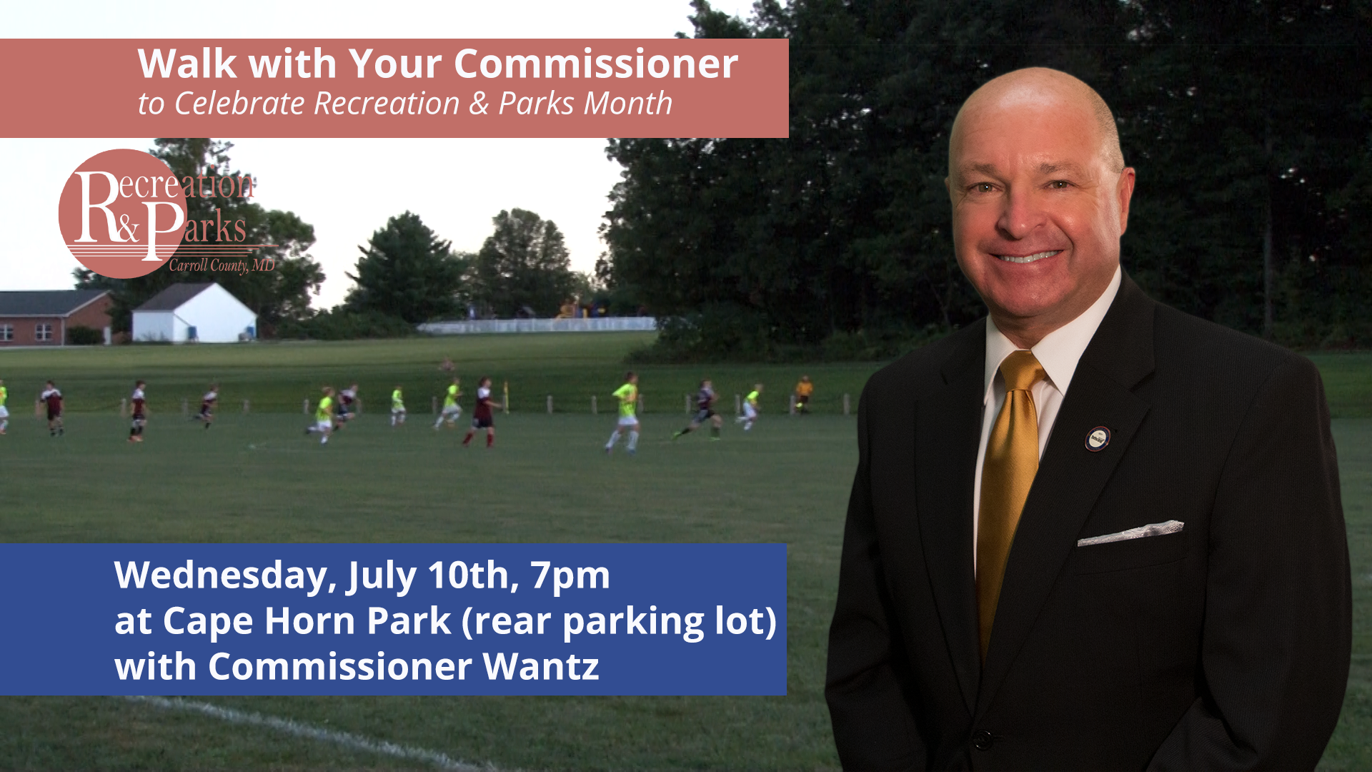 Walk with Commissioner Wantz