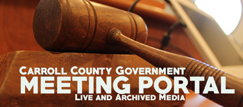 Carroll County Government Meeting Portal