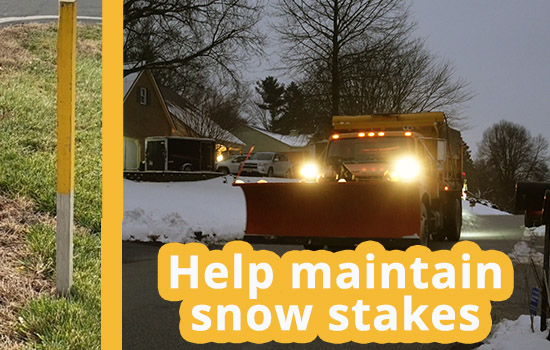 Residents Should Maintain Snow Stakes