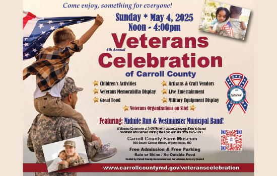 All Invited to the 4th Annual Veterans Celebration on May 4th