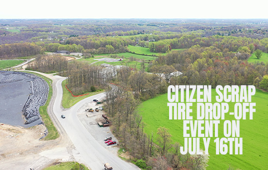 Citizen Scrap Tire Drop-Off Event on July 16th 