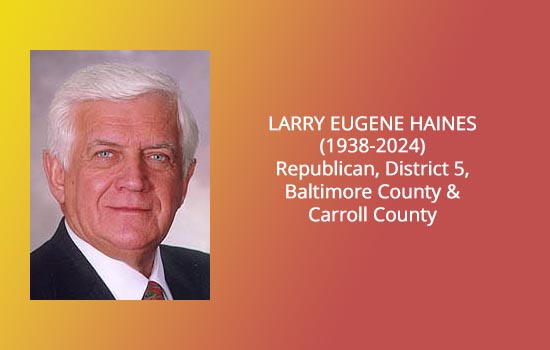 Commissioners Honor Former State Senator Larry Haines