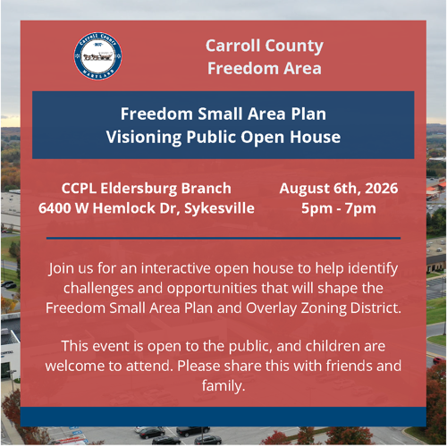 Freedom Small Area Plan Visioning Public Open House