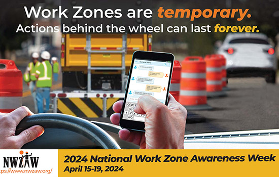 County Recognizes April 15th-19th as Work Zone Awareness Week 